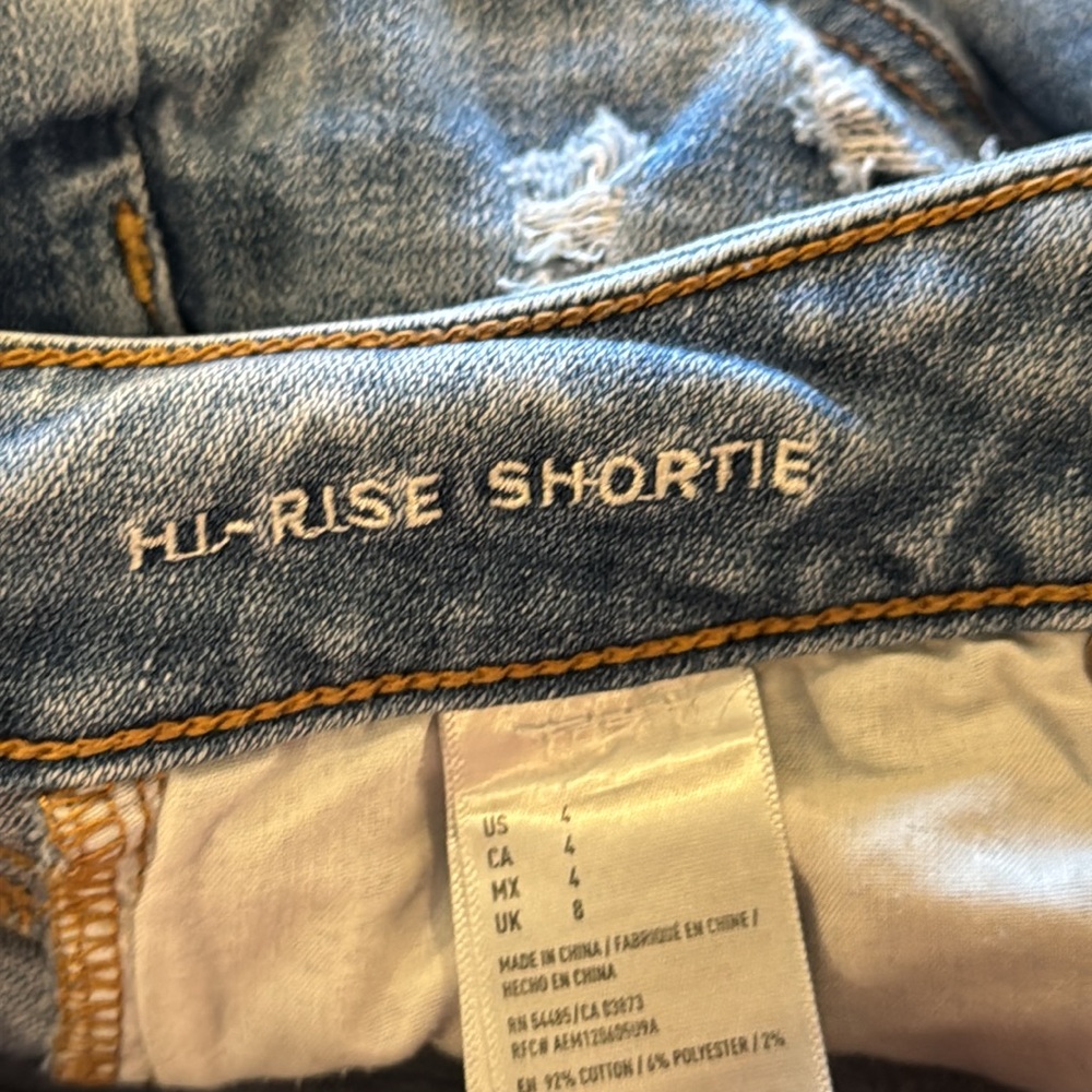 American Eagle Hi-Rise Shortie Shorts Bundle Size 4 - Picture 4 of 13
